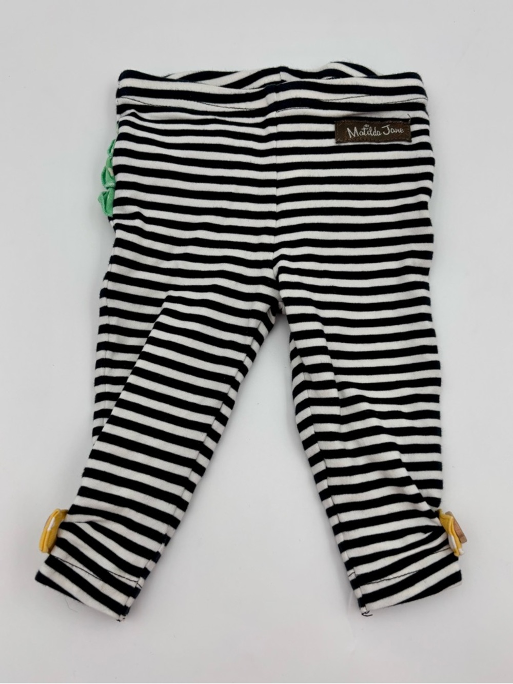 Matilda Jane x Joanna Gaines Striped Duckling Leggings 3-6M